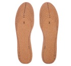 Стельки для обуви универсальные из махровой ткани и натуральной пробки р-р. 35-46, 459-131
