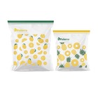 Пакеты универсальные с двойным замком Лимон, ананас 50 шт, Pattera