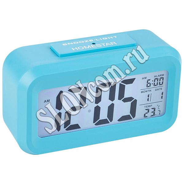 Часы электронные  HS-0110 синие | Часы, будильники | Купить по .