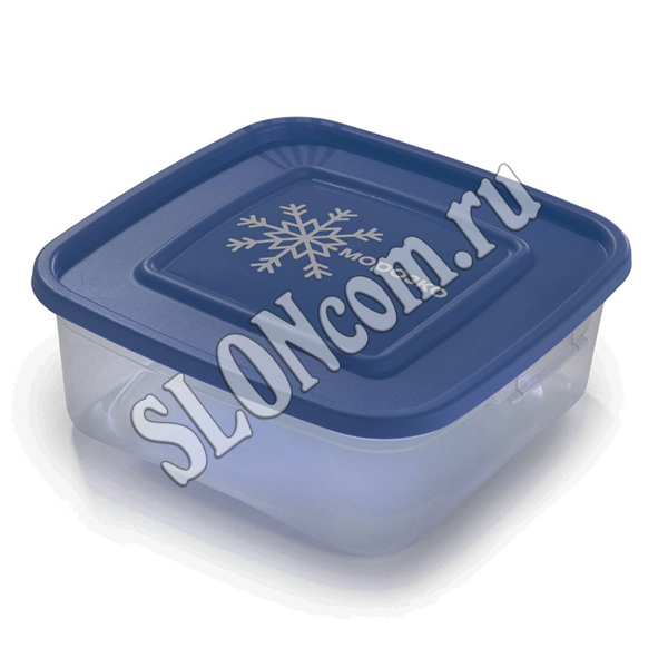 Контейнер для замораживания продуктов Морозко 0,7 л, квадратный - Фото