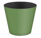 Горшок для цветов Rosemary D160 мм, 1.6 л, с дренажной вставкой (зеленый)