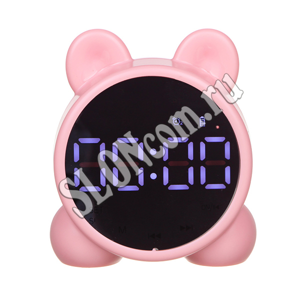 Часы - будильник с циферблатом, FM, колонка, блютус, USB, Ladecor Chrono 529-198 - Фото