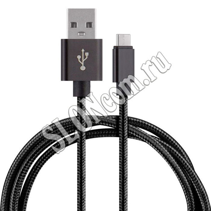 Кабель Energy USB/Type-C черный, ET-25 - Фото