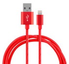 Кабель USB/Lightning красный, Energy ET-26