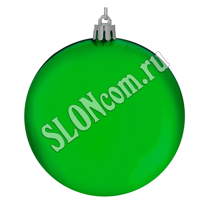 Шар новогодний D 10 см, зеленый, Сноу Бум 372-490 - Фото