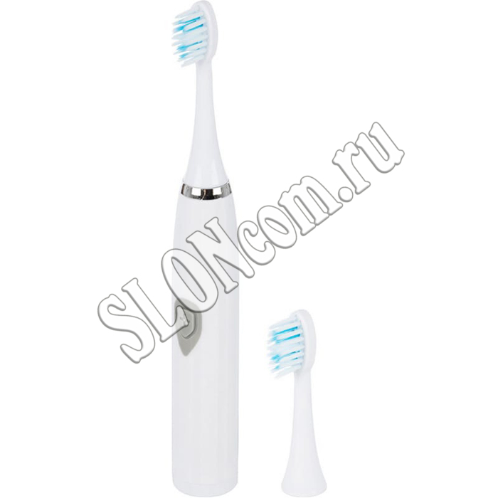 Зубная щётка HomeStar HS-6004, с дополнительной насадкой, белая - Фото