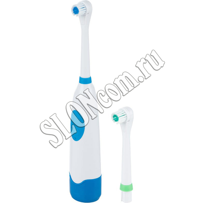 Зубная щётка HomeStar HS-6005, с дополнительной насадкой, синяя - Фото