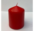Свеча пеньковая 7х10 см, парафин, красная, Ladecor