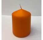 Свеча пеньковая 7х10 см, парафин, оранжевая, Ladecor