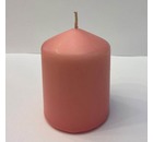 Свеча пеньковая 7х10 см, парафин, розовая, Ladecor