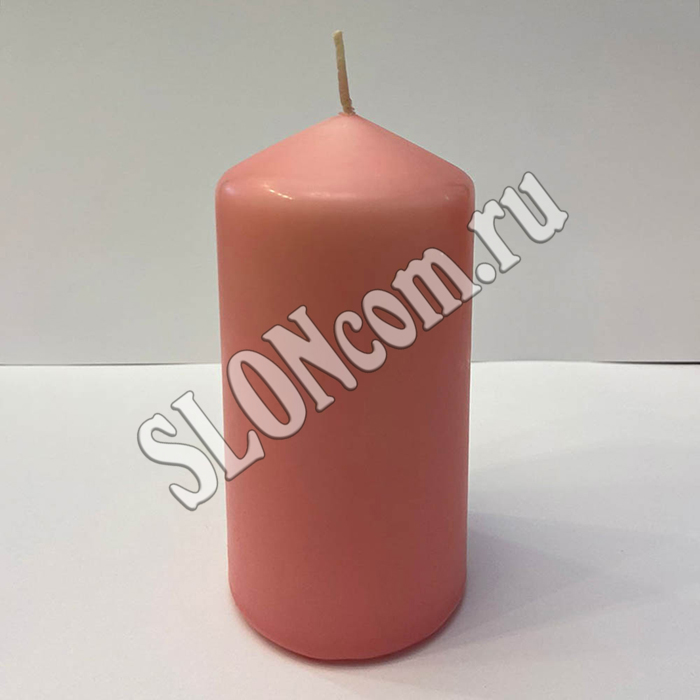 Свеча пеньковая 7х15 см розовый, Ladecor 508-779 - Фото