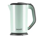 Чайник электрический 2000 Вт, 1,7 л, скрытый нагревательный элемент, Galaxy GL 0330, салатовый