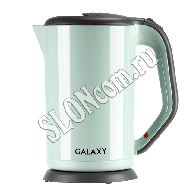 Чайник электрический 2000 Вт, 1,7 л, скрытый нагревательный элемент, Galaxy GL 0330, салатовый - Фото