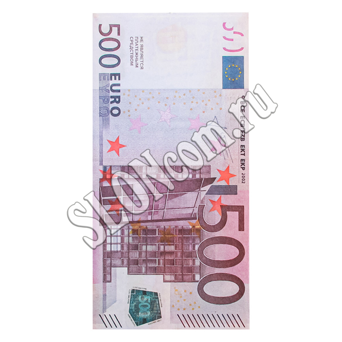 Ароматизатор бумажный Деньги 500 ЕВРО ваниль, New Galaxy 794-425 - Фото