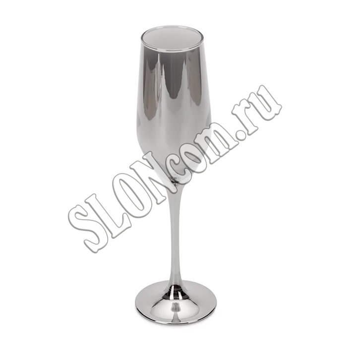 Набор бокалов для шампанского Селест Сияющий графит 6 шт 160 мл, Luminarc P1564 - Фото