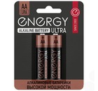 Батарейка алкалиновая 2 штуки, Energy Ultra LR6/2B (АА)