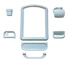 Зеркальный набор для ванной комнаты, 7 предметов, белый, ТМ Щедрый Слон
