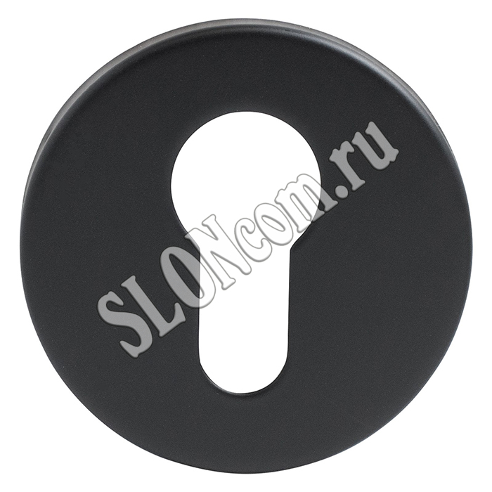 Накладка для цилиндрового механизма 0200, черная INOX, нержавеющая сталь - Фото