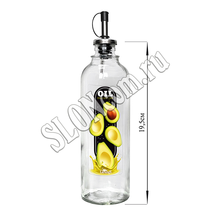 Бутылка для масла с дозатором Oil collection с авокадо 330 мл, 01910-00527 - Фото