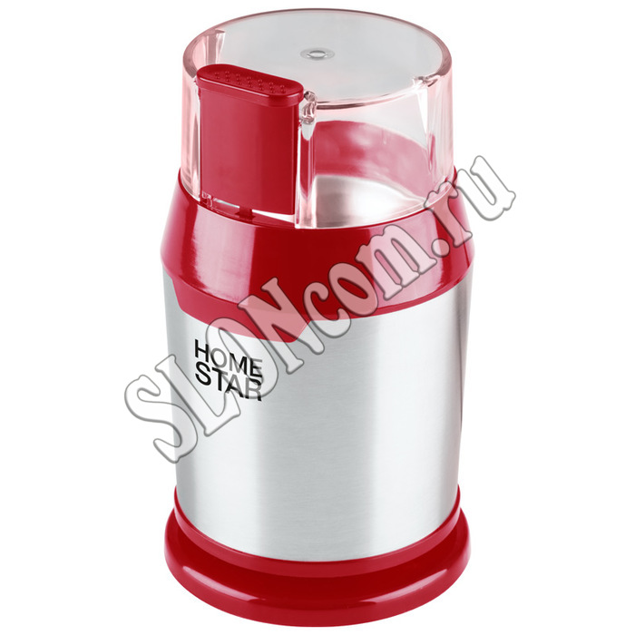 Кофемолка HomeStar 200 Вт, красный, HS-2036 - Фото