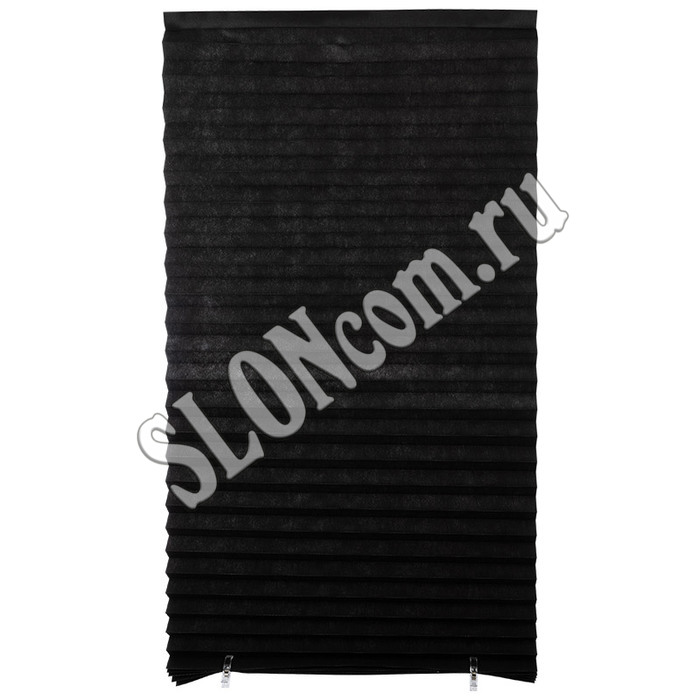 Самоклеящиеся шторы-плиссе Skandi, 60х180 см, цвет черный - Фото