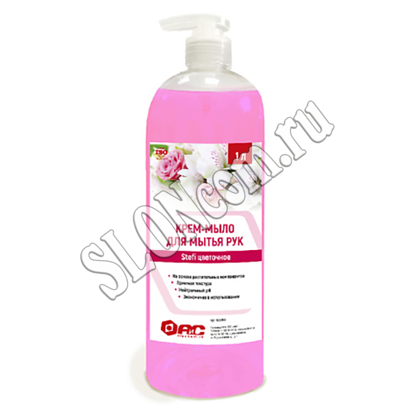 Крем-мыло Цветочное 1 литр, Stefi BIOSOAP - Фото