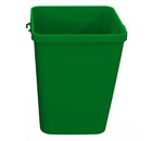 Контейнер для мусора 18 л BiomiQ Ecorso® (крышка + 2 зацепа), зеленый