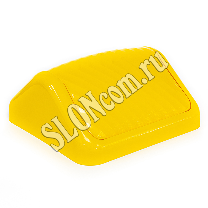 Крышка-совок к контейнеру для мусора BiomiQ 18 л, желтый, Ecorso - Фото