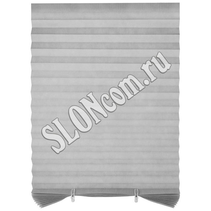 Самоклеящиеся шторы-плиссе Skandi 60х180 см, серый - Фото