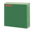 Салфетки бумажные 2 сл, 33 см, 25 л, зеленые, Gratias