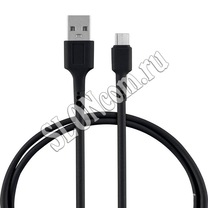 Кабель Energy USB/Type-C, цвет черный, ET-30 - Фото