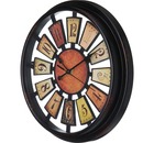 Часы настенные кварцевые РУЛЕТКА, 30 см, антик, LEFARD, 220-268