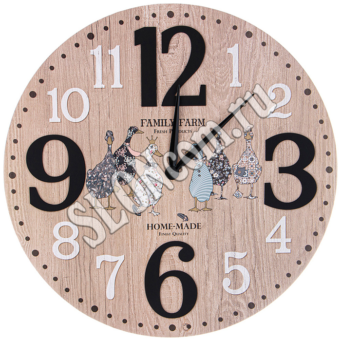 Часы настенные FAMILY FARM, 50 см, LEFARD, 221-359 - Фото