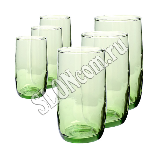 Набор стаканов 6 шт., 290 мл, стекло, Corallo, 0506 - Фото