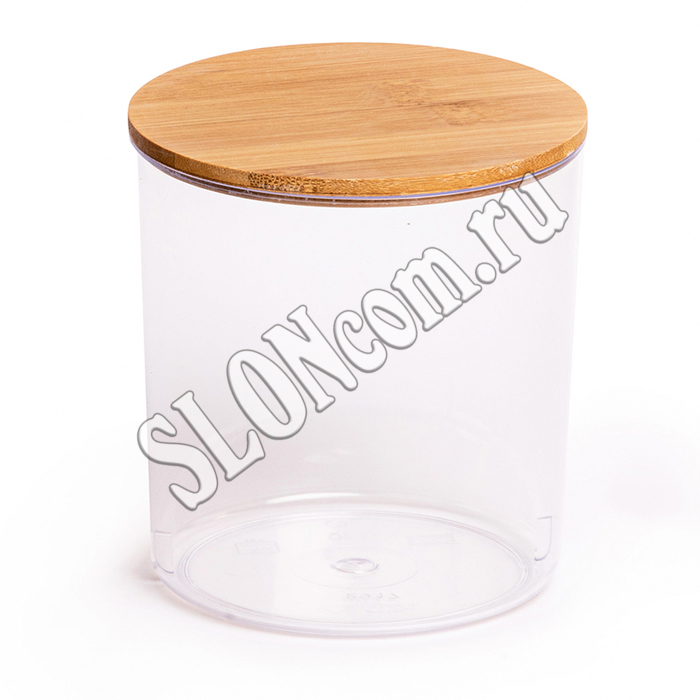 Контейнер для хранения сыпучих продуктов Бамбук, 0,7 л - Фото