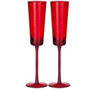 Набор бокалов для шампанского из 2-х штук Rocky Red 180 мл