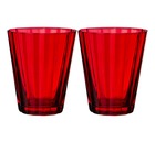 Набор стаканов из 2-х штук Lotus red, 290 мл