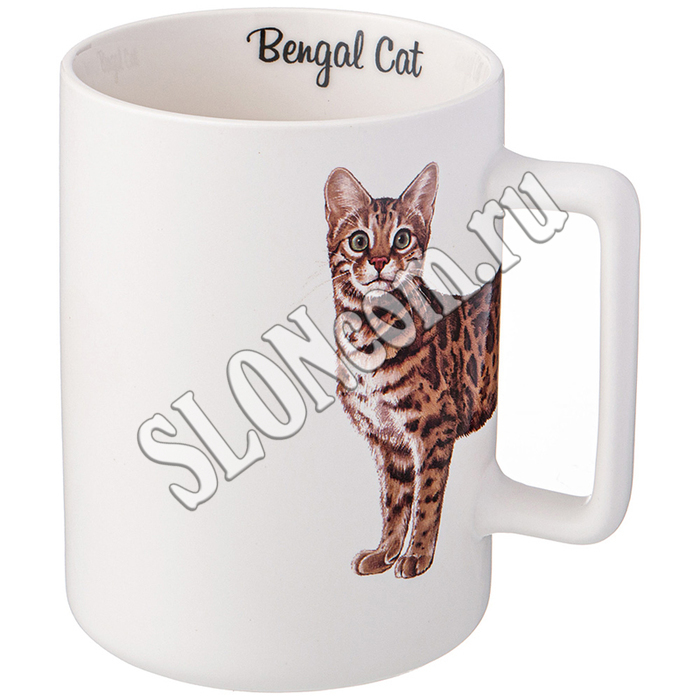Кружка Lefard Bengal cat, 400 мл, 8x7x10.8 см - Фото