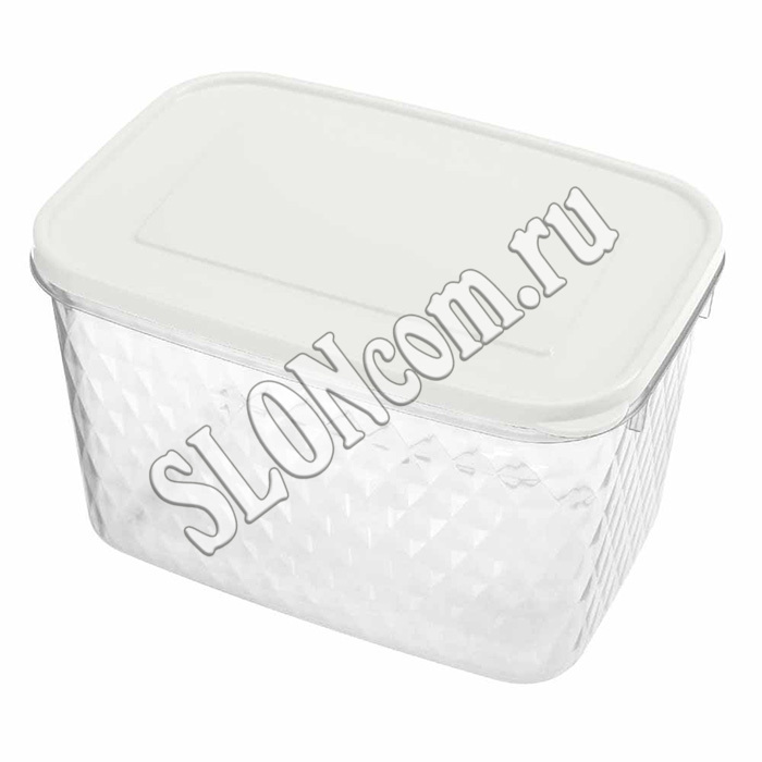 Контейнер для замораживания и хранения продуктов Кристалл 1,7 л (белый) - Фото