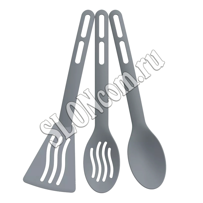 Набор кухонных принадлежностей из 3 предметов (серый), Simple - Фото