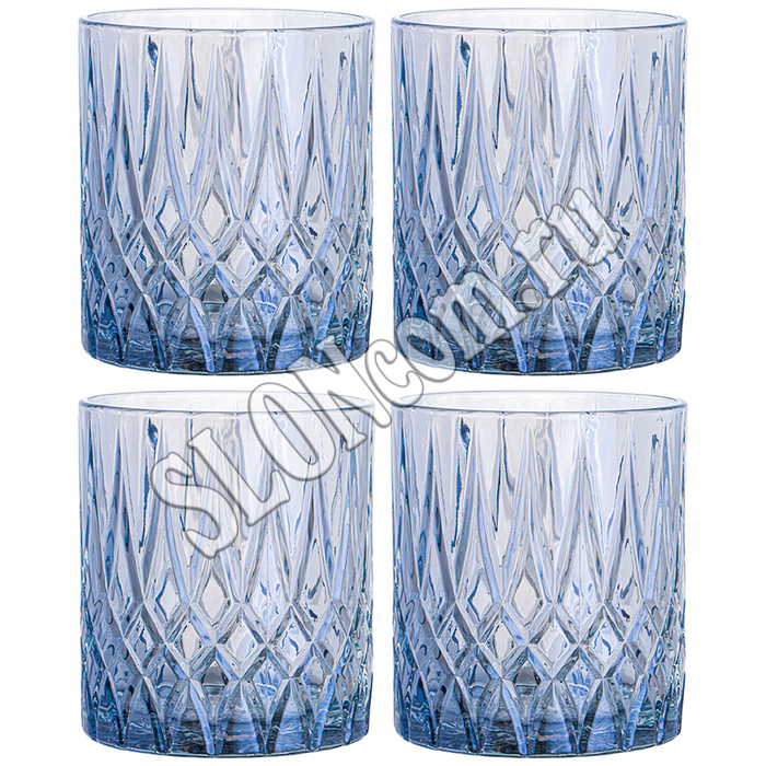 Набор стаканов из 4 шт., 310 мл, Diamant blue - Фото