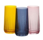 Набор стаканов цветных 3 штуки, 360 мл, Pasabahce