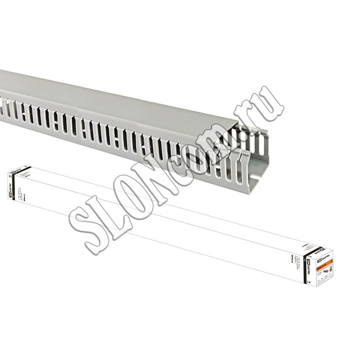Кабель-канал перфорированный 40х40 мм, 6/7 TDM (36 м) SQ0410-0003 - Фото